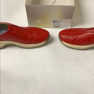 Impronte Red Leather Slip On Shoes - European 37